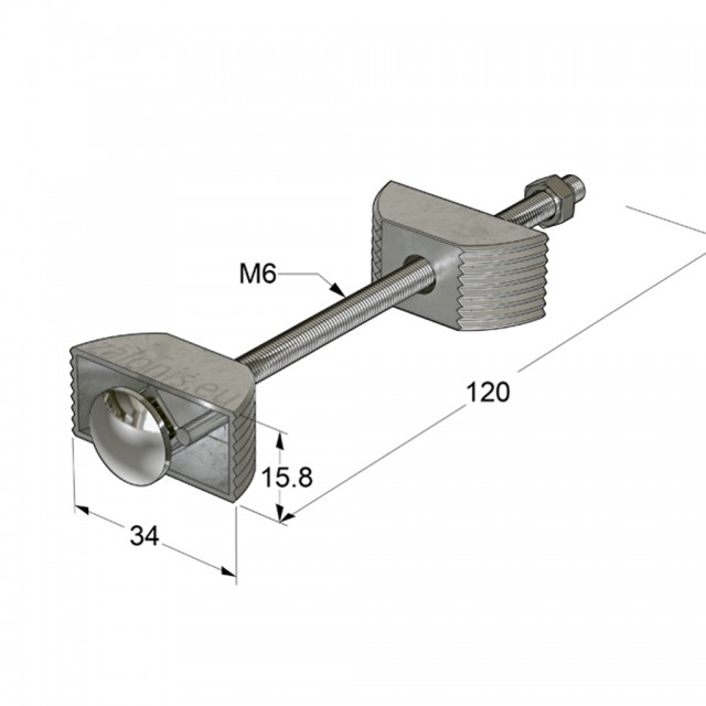 ASSEMBLY TO JOIN WORK SURFACES D.35 120mm